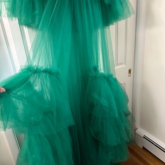 New Trend Tulle Long Maternity Gown - Picture 9 of 16